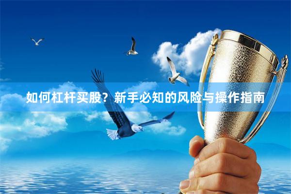 如何杠杆买股？新手必知的风险与操作指南